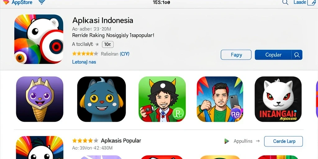 Tampilan awal yang menarik dan mudah dinavigasi.