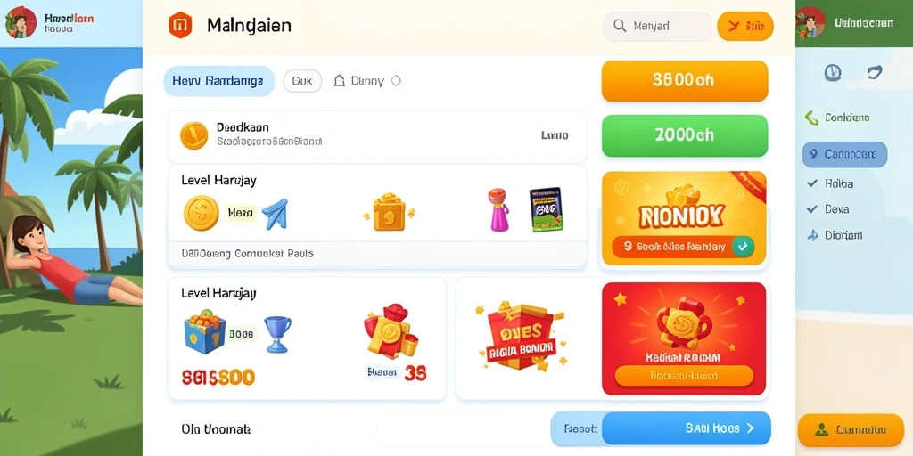 Tangkapan layar menunjukkan antarmuka permainan yang menarik.