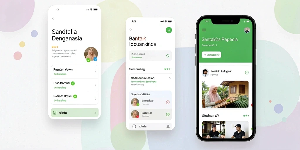 Tangkapan layar menampilkan menu utama C8VIP.