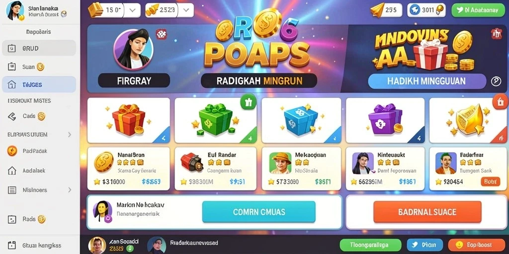 Tampilan awal yang menarik dan ramah pengguna.