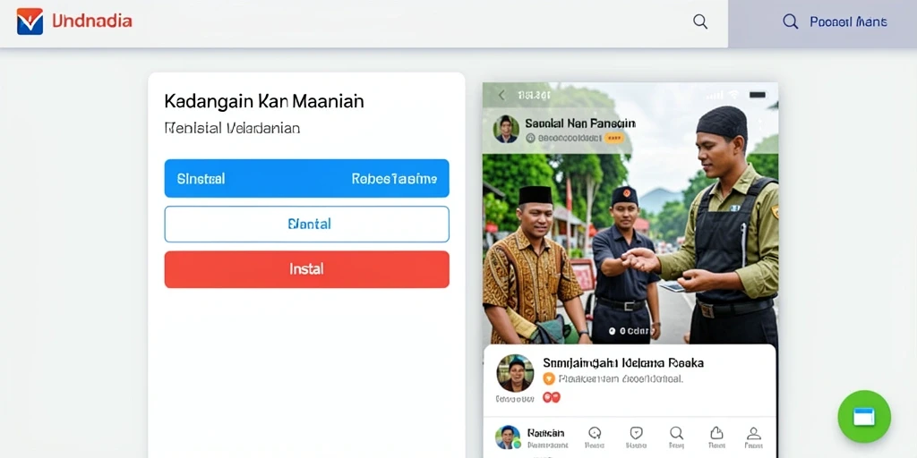 Tampilan antarmuka yang ramah pengguna.