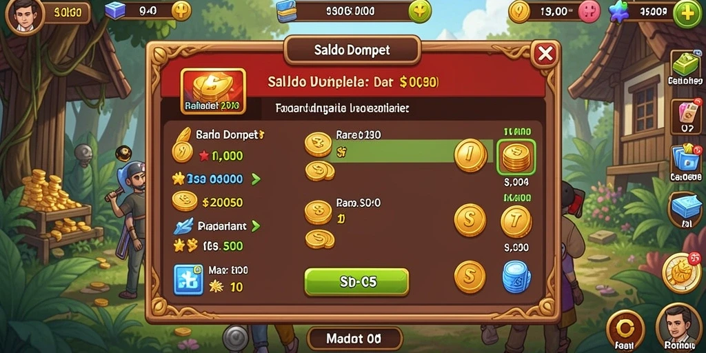 Tampilan awal LUCKYMINO yang menarik dan ramah pengguna.