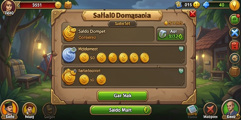 Tampilan awal permainan LUCKYRP yang menarik.