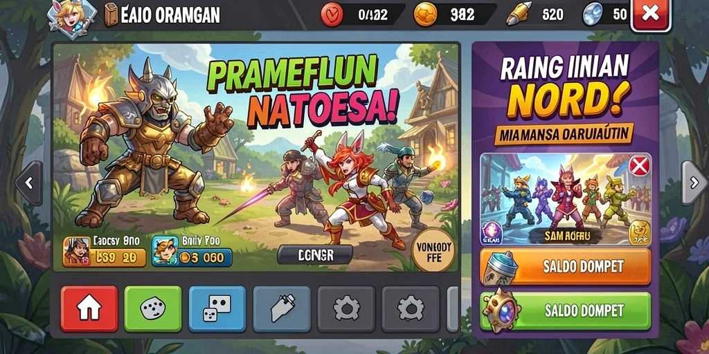 Tampilan antarmuka yang menarik dan mudah digunakan.
