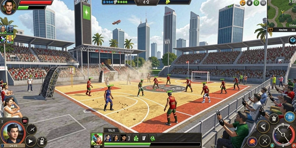 Tampilan utama game OLX128 yang menarik.