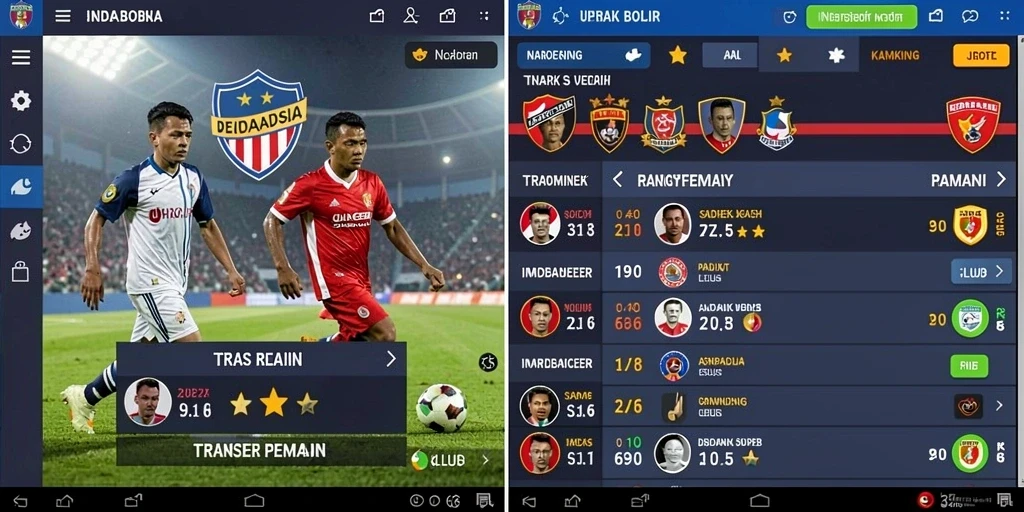 Tampilan antarmuka aplikasi yang menarik dan modern.