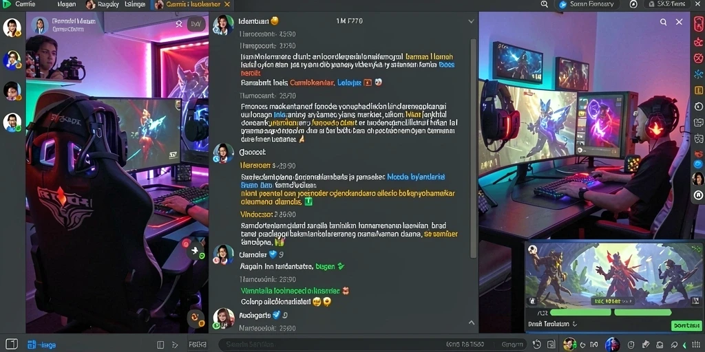 Screenshot 1: Menampilkan pertandingan seru antara dua tim.