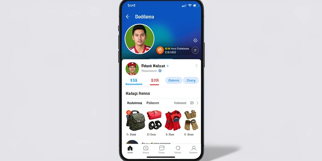 Gambar menunjukkan karakter utama dalam aksi.